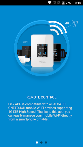 Android application ALCATEL LINK APP screenshort