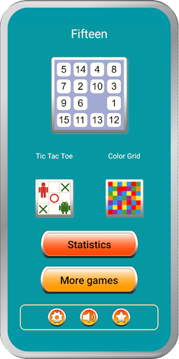Android application Fifteen and other games screenshort