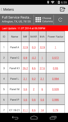 GridPoint Energy Manager Screen 2