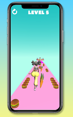 #1. Bum Booty Run Challenge 3D (Android) By: DeFoof Games