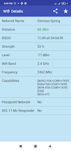 Wifi Strength Meter Pro Bildschirmfoto