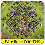 Town Hall 9 War Base COC icon