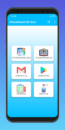 Android application Uttarakhand GK Quiz screenshort