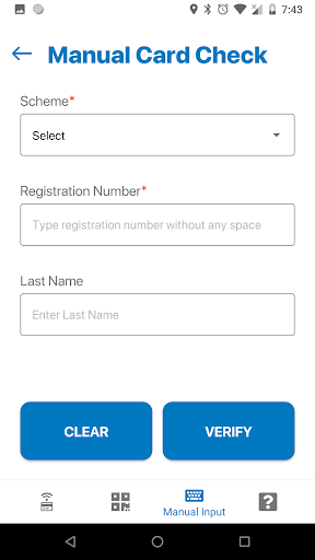 CSCS Smart Check Screen 3