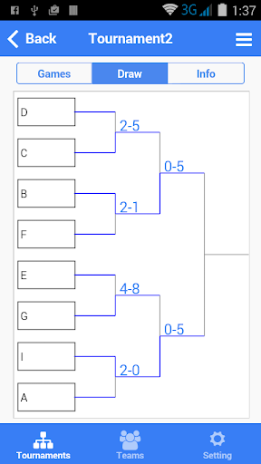 Baseball Tournament Maker Screen 3