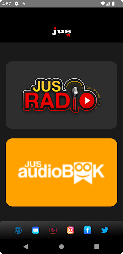 Android application JUS Audiobook & Radio screenshort