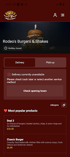 Rodeos Burgers  Shakes