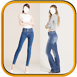 Photo Editor Girls Blue Jeans icon
