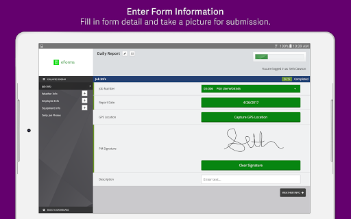 Sage Paperless Const. eForms Screen 3