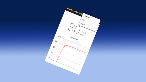 Decibel Measuring App Screen 2