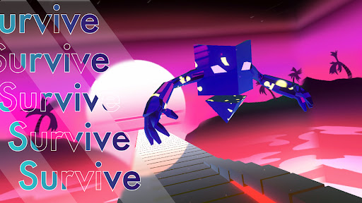 Synthwave Runner Screen 3