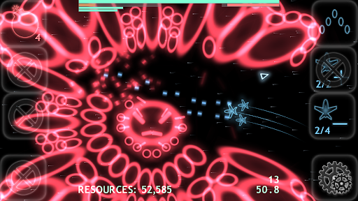 Android application Blue Attack! screenshort
