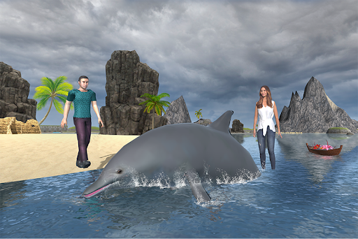 Dolphin Transport Passenger Beach Taxi Simulator 5.2 screenshots 2