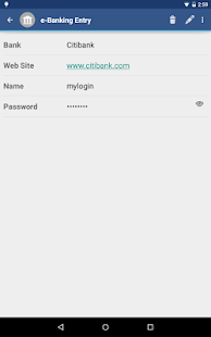 צילום מסך של aWallet Cloud Password Manager
