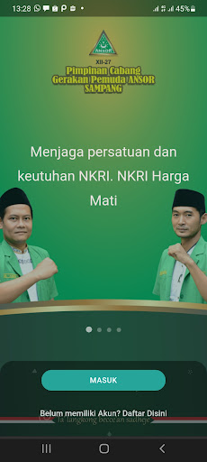 Android application Ansor Sampang screenshort