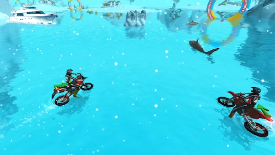 Bike Racing : Water Bike Games