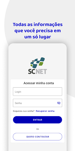 Android application SCNet screenshort