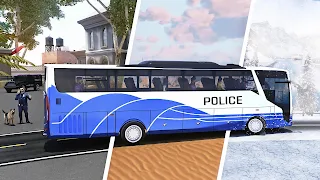Police Bus Game: Police Game - Screenshot 1