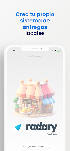 Android application Radary Business screenshort
