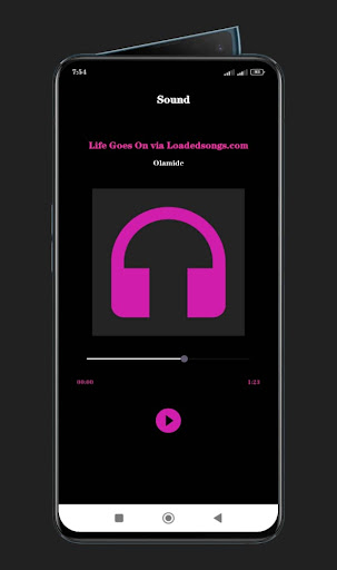 Android application Sound Mp3: Music Player screenshort