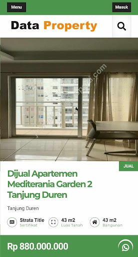 Android application Jual Beli Sewa Properti screenshort