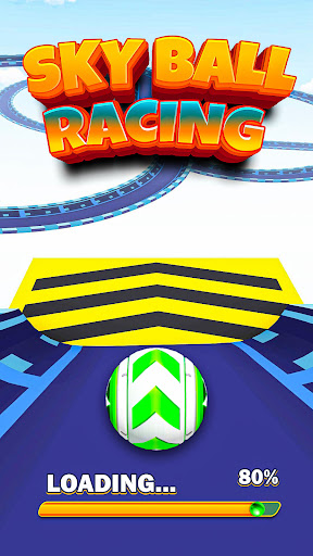 Sky Going Ball Racing Screen 3