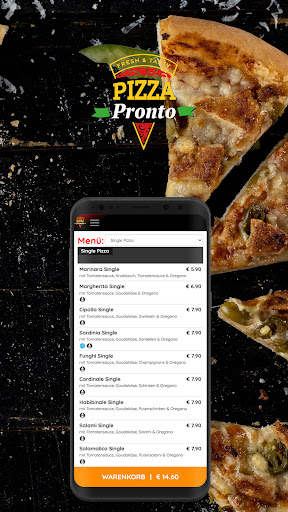 Pizza Pronto Screen 3