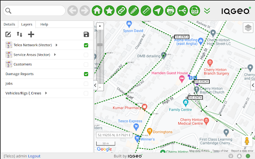 IQGeo Anywhere 7 Screen 3