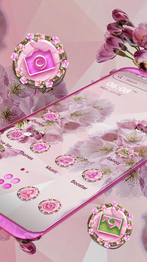 Android application Cherry Blossom Sakura Theme screenshort