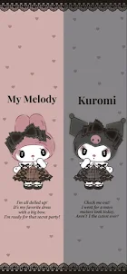 Kuromi My Melody Wallpaper 4K