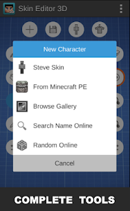 Skin Editor 3D for Minecraft Apk app for Android 3