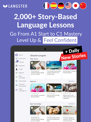 Screenshot of Langster: Language Learning