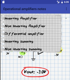 Operational amplifiers notes screenshot 3