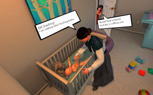 Mother Simulator - Family Game Varies with device APK screenshots 14