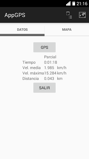 AppGPS Screen 2