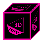 Cover Image of Herunterladen 3D Flat Pink Icon Pack  APK