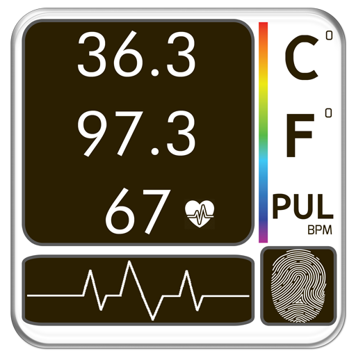 Body Temperature Fever : Thermometer Records Diary