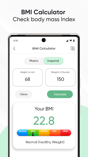 BMI Calculator - Stay Fit Screen 3