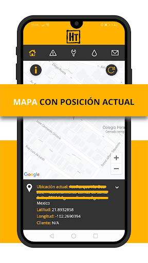 Android application Ht Control Movil screenshort