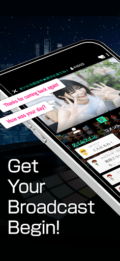 Screenshot of SHOWROOM-video live streaming