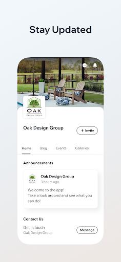 Oak Design Group Screen 2