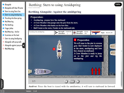 Boat Docking Simulation Screenshot