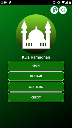 Android application Kuis Ramadhan screenshort
