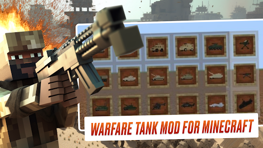 Warfare Tank Mod for Minecraft