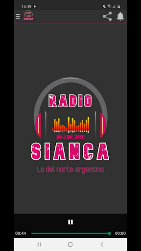 Radio Sianca Screen 2