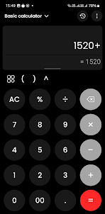 Calculator with History Save