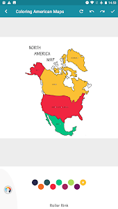 Colorir Mapa da América