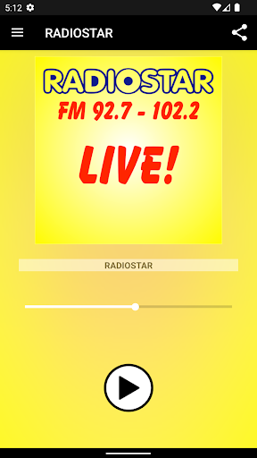 Android application RADIOSTAR screenshort