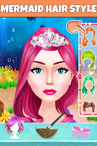Captura 3 Mermaid Girls Makeover Games android