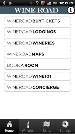 Android application Wine Road : Northern Sonoma screenshort